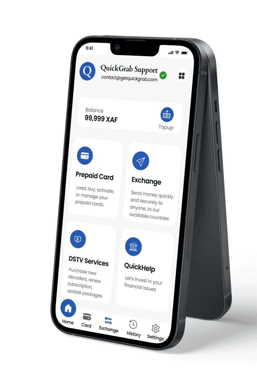 Quickgrab App mockup